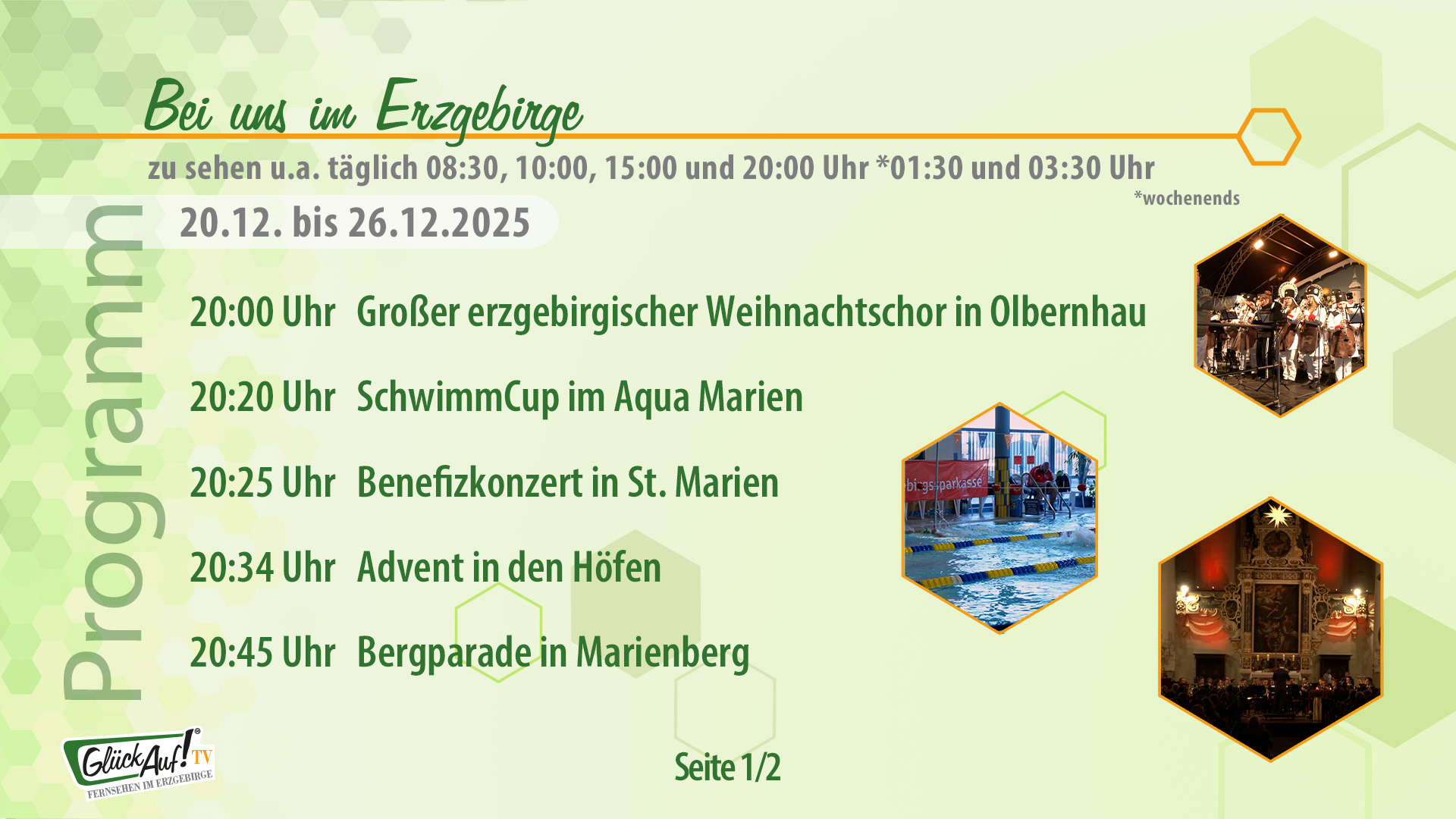 Bei uns im Erzgebirge für die Woche vom 20. bis 26.12.2025