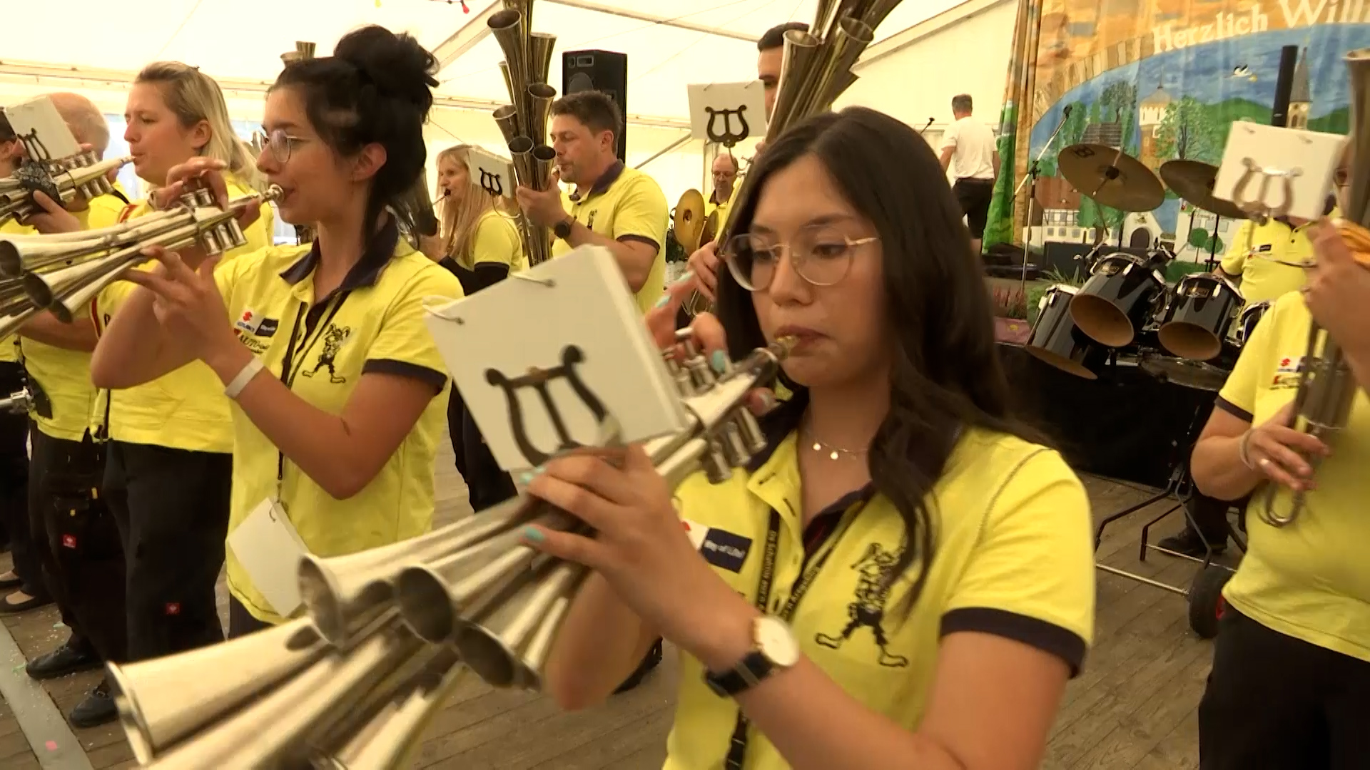 MEgional am 2. September 2021 mit den Schallies beim Bergfest in Sayda