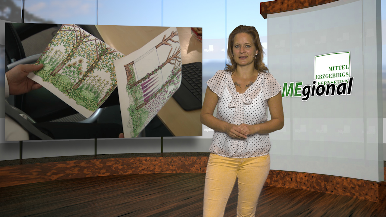 MEgional heute mit einem Labyrinth für Zöblitz