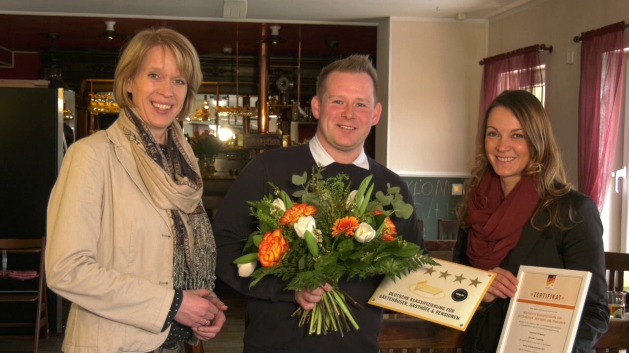 MEgional am 6. Februar 2019 mit fünf Sternen für die Gaststätte Waldhof Börnichen