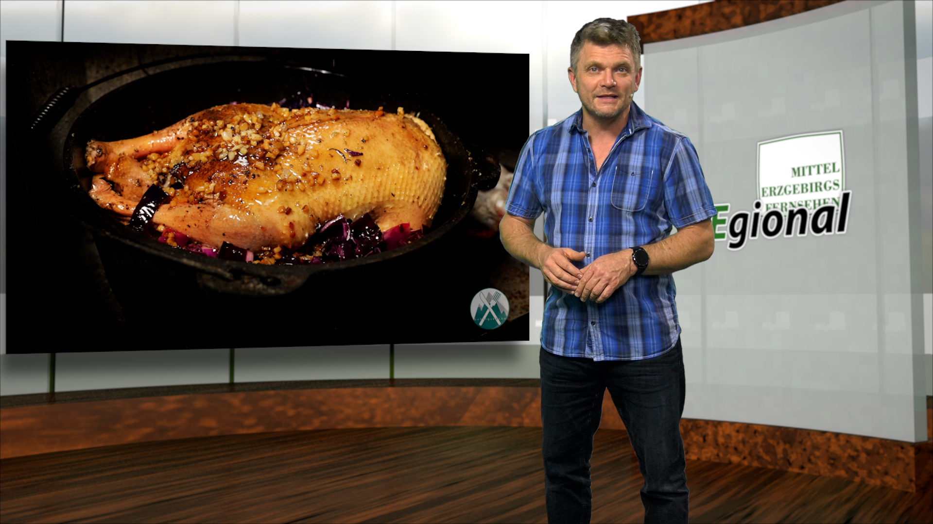 MEgional am 4. November 2020 mit der Zubereitung einer Martinsgans