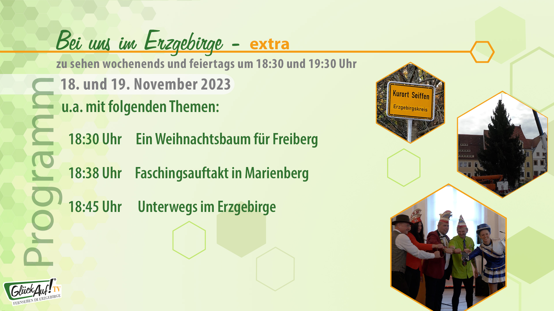 Bei uns im Erzgebirge - extra für das Wochenende der 46. Kalenderwoche 2023