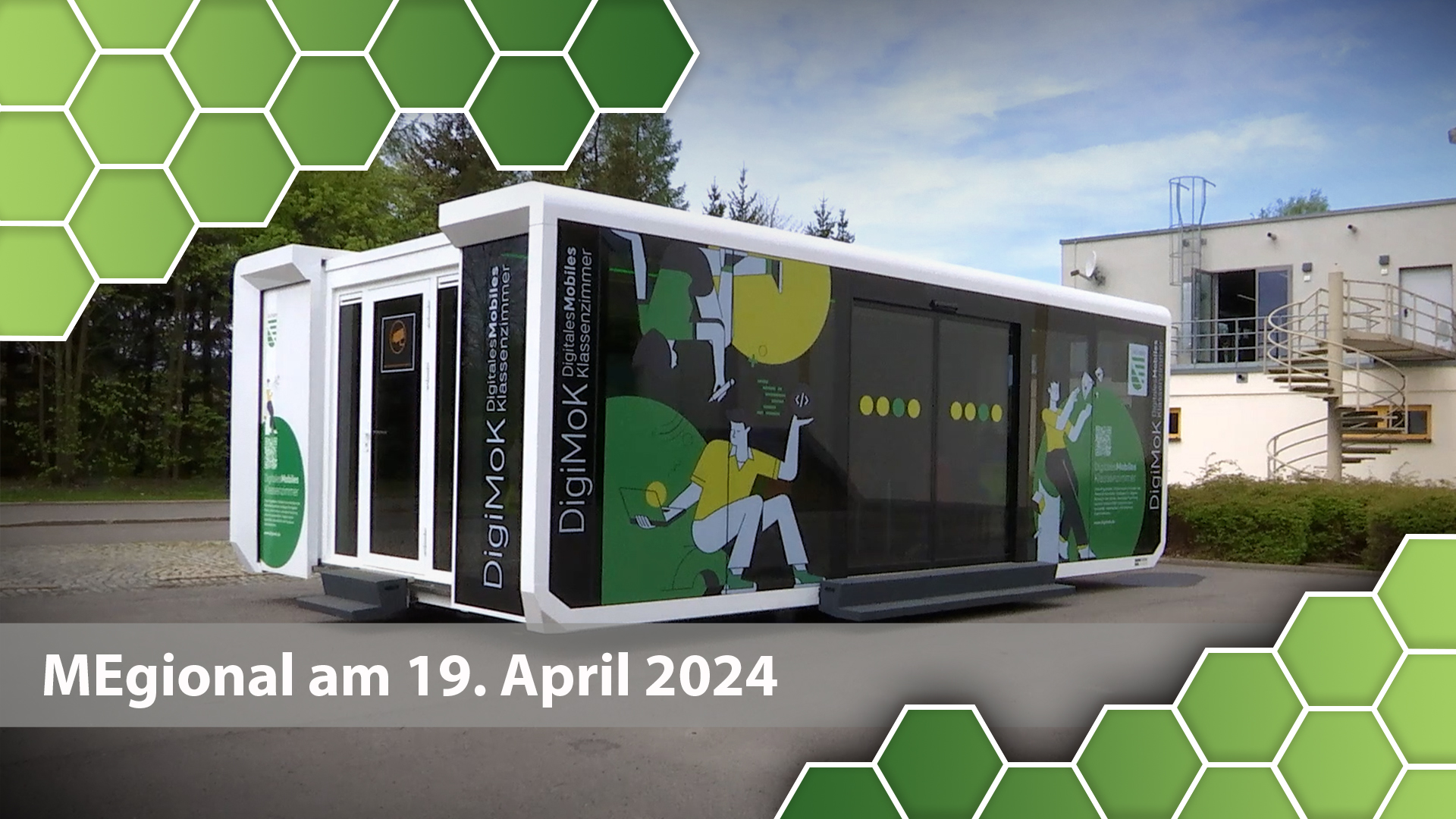 MEgional am 19. April 2024 mit dem Digitalen Klassenzimmer in der Erzgebirgskaserne