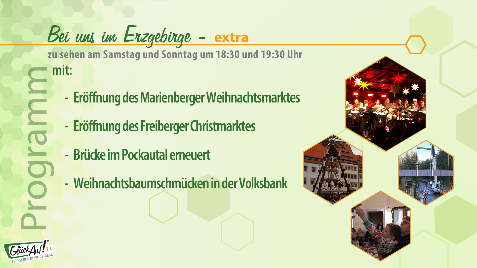 Bei uns im Erzgebirge - extra am 30.11. und 01.12.2024