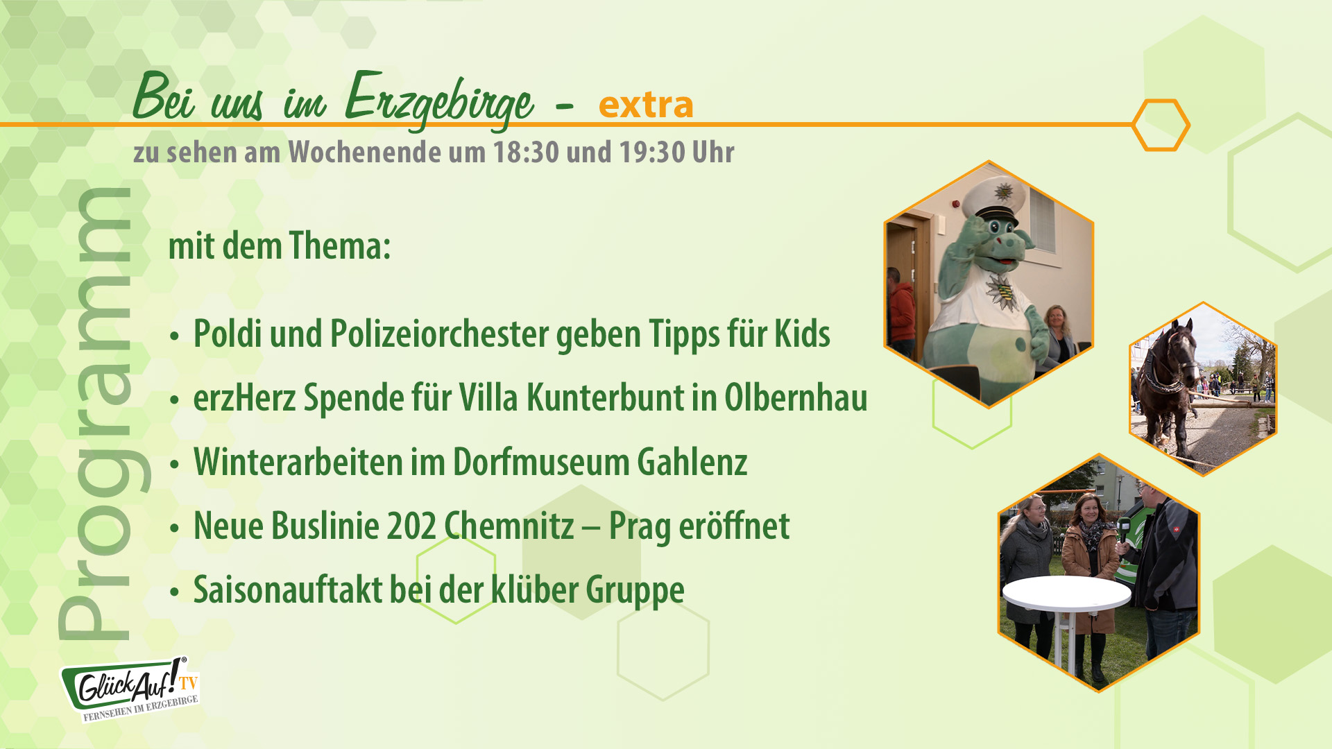 Bei uns im Erzgebirge - extra am 12.04. und 13.04.