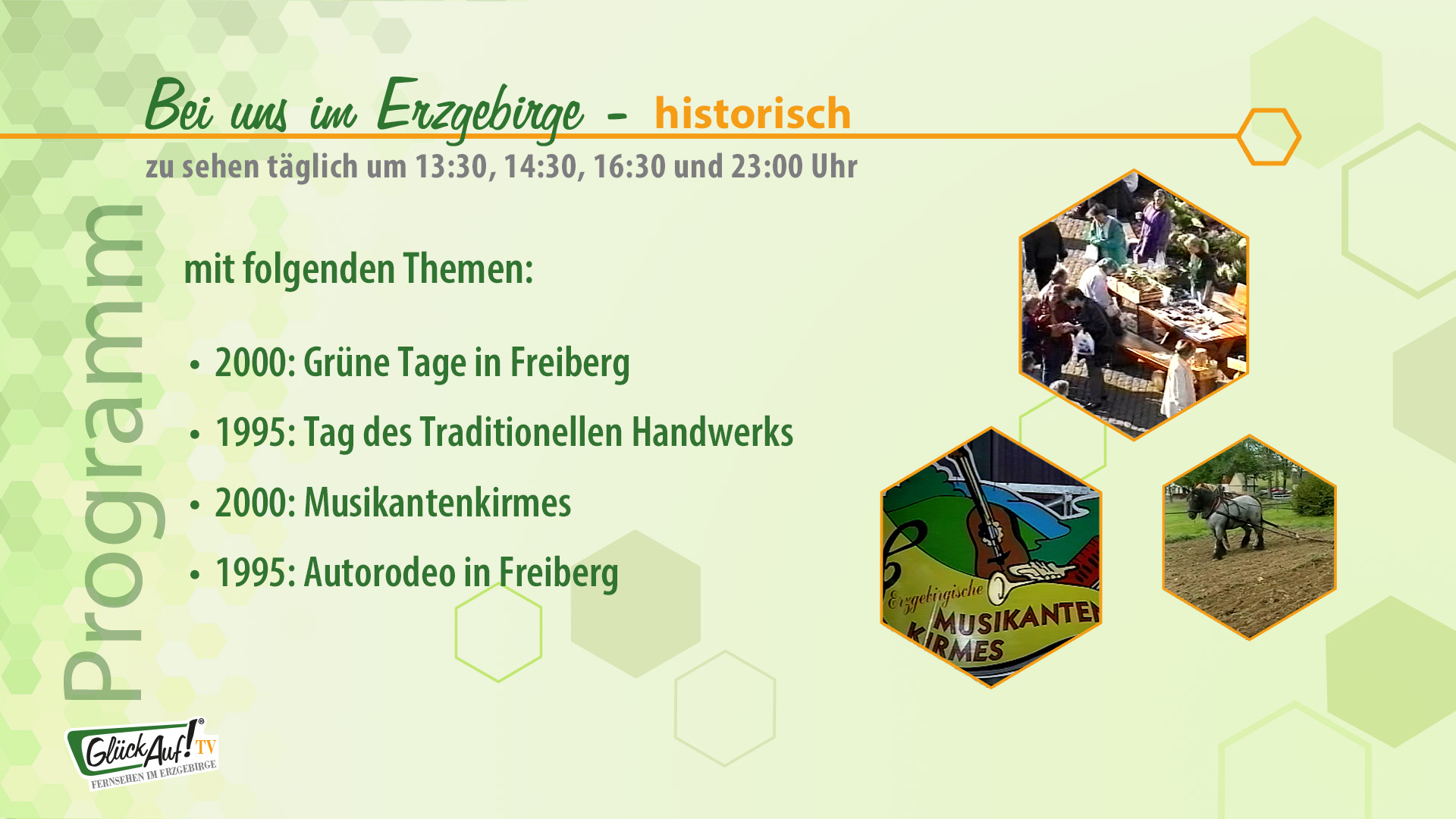 Bei uns im Erzgebirge - historisch vom 11.10. bis 17.10. Bei uns im Erzgebirge - historisch vom 11.10. bis 17.10.